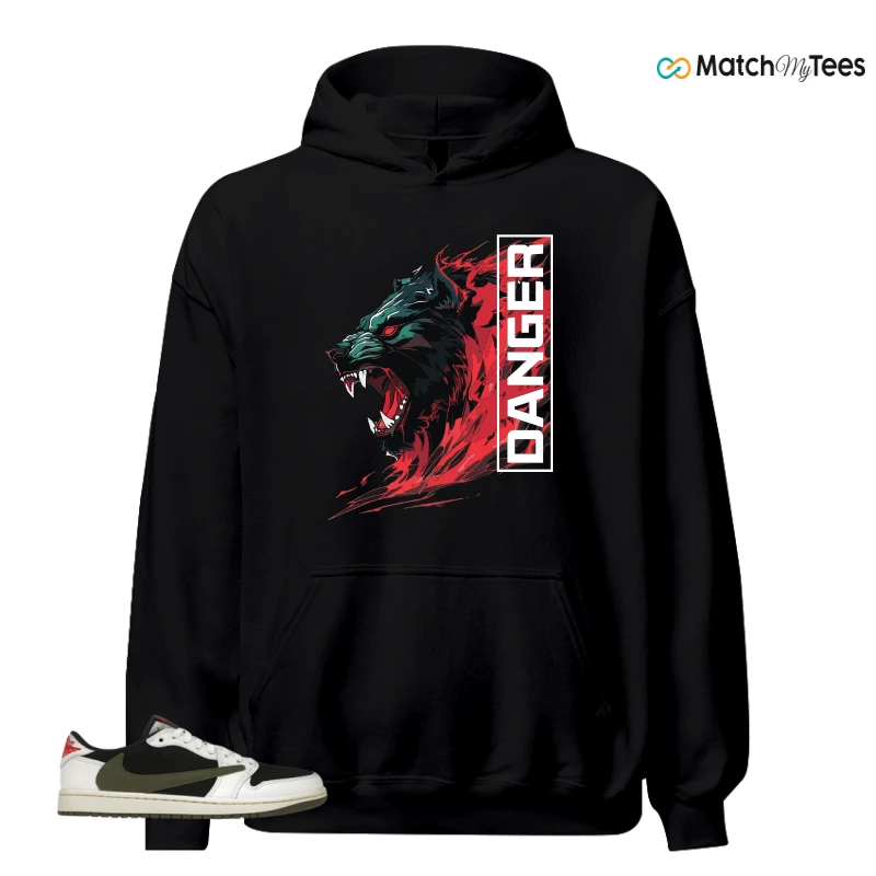 NIKE AIR JORDAN 1 RETRO LOW OG SP TRAVIS SCOTT OLIVE SNEAKER Matching Tees hoodie