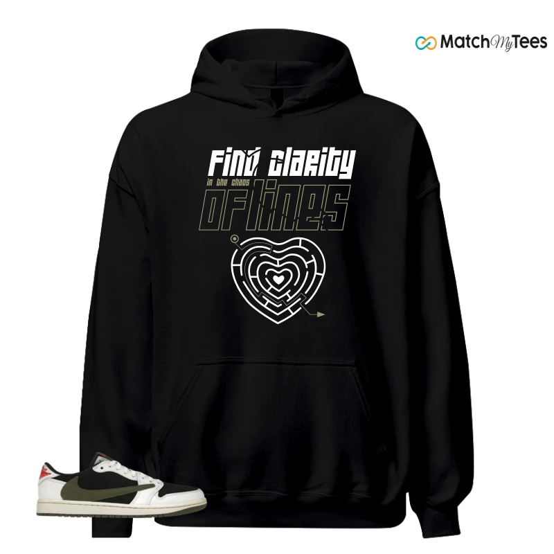 NIKE AIR JORDAN 1 RETRO LOW OG SP TRAVIS SCOTT OLIVE SNEAKER Matching Tees hoodie
