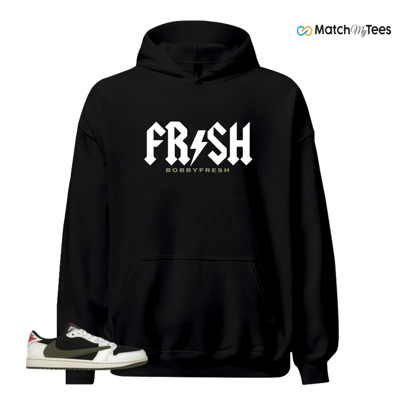 NIKE AIR JORDAN 1 RETRO LOW OG SP TRAVIS SCOTT OLIVE SNEAKER Matching Tees hoodie