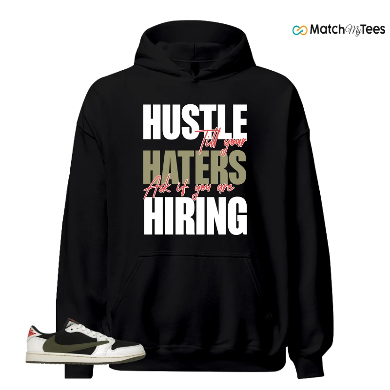 NIKE AIR JORDAN 1 RETRO LOW OG SP TRAVIS SCOTT OLIVE SNEAKER Matching Tees hoodie