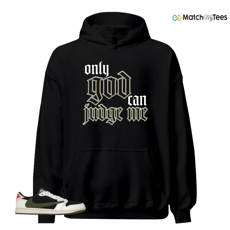 NIKE AIR JORDAN 1 RETRO LOW OG SP TRAVIS SCOTT OLIVE SNEAKER Matching Tees hoodie