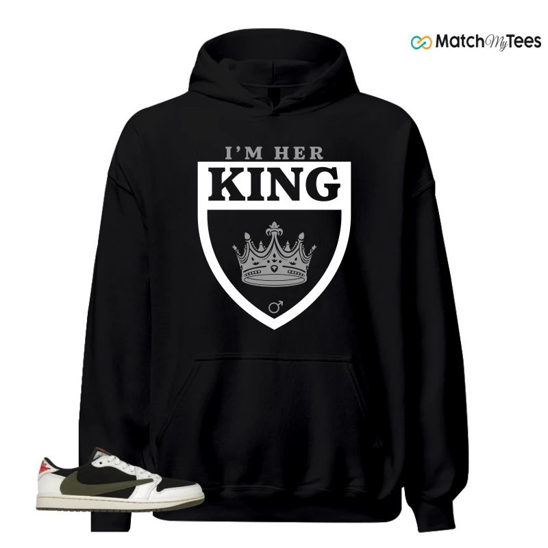 NIKE AIR JORDAN 1 RETRO LOW OG SP TRAVIS SCOTT OLIVE SNEAKER Matching Tees hoodie