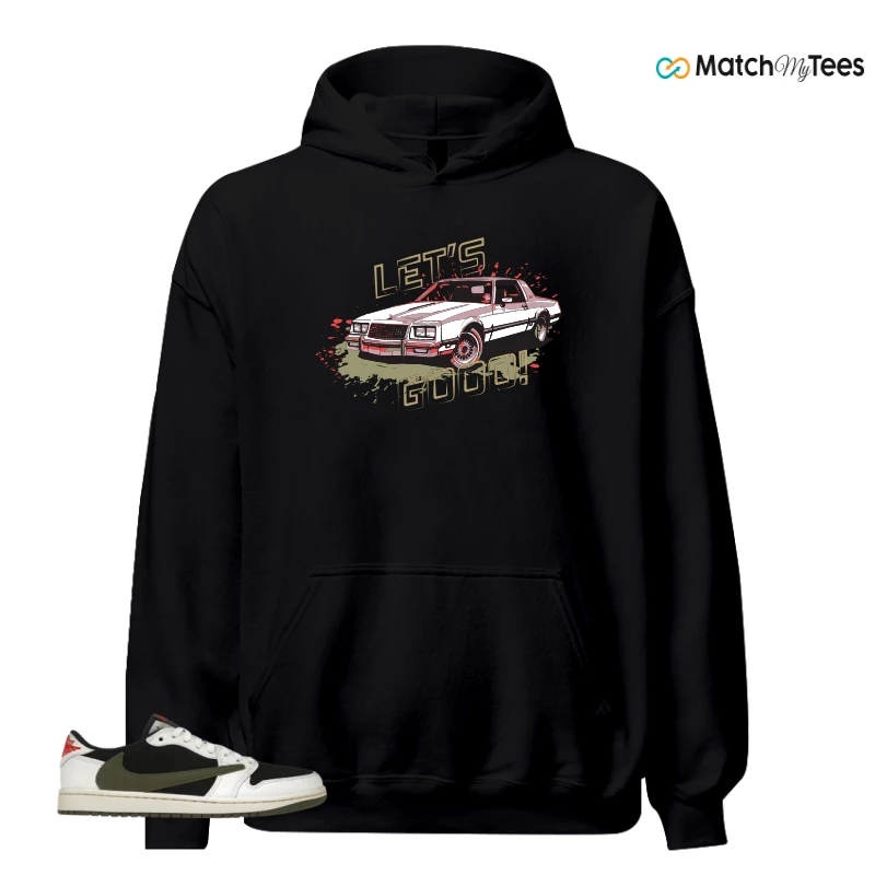 NIKE AIR JORDAN 1 RETRO LOW OG SP TRAVIS SCOTT OLIVE SNEAKER Matching Tees hoodie