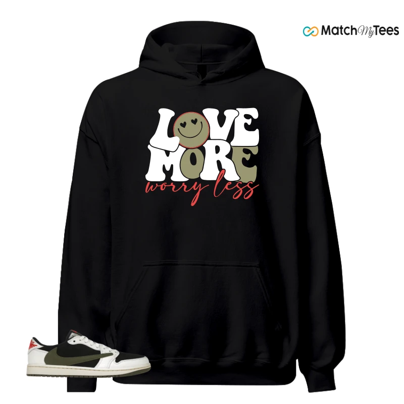 NIKE AIR JORDAN 1 RETRO LOW OG SP TRAVIS SCOTT OLIVE SNEAKER Matching Tees hoodie