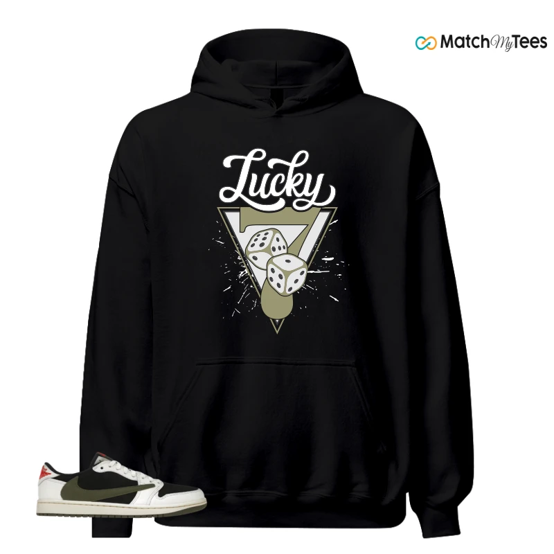 NIKE AIR JORDAN 1 RETRO LOW OG SP TRAVIS SCOTT OLIVE SNEAKER Matching Tees hoodie