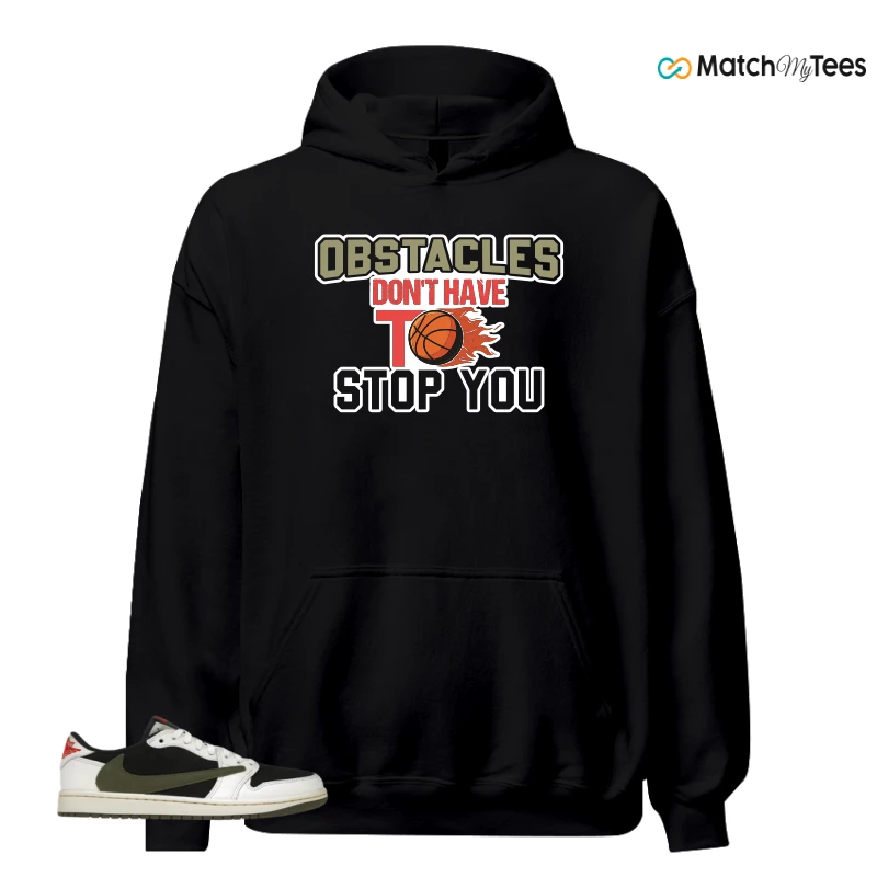 NIKE AIR JORDAN 1 RETRO LOW OG SP TRAVIS SCOTT OLIVE SNEAKER Matching Tees hoodie