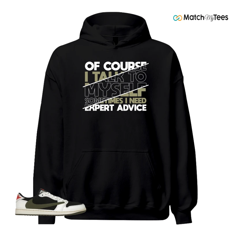 NIKE AIR JORDAN 1 RETRO LOW OG SP TRAVIS SCOTT OLIVE SNEAKER Matching Tees hoodie