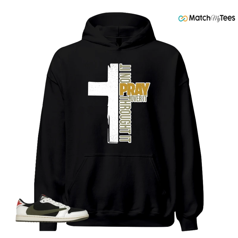 NIKE AIR JORDAN 1 RETRO LOW OG SP TRAVIS SCOTT OLIVE SNEAKER Matching Tees hoodie