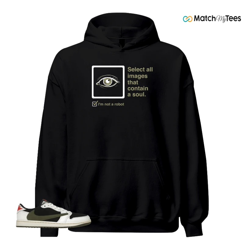 NIKE AIR JORDAN 1 RETRO LOW OG SP TRAVIS SCOTT OLIVE SNEAKER Matching Tees hoodie