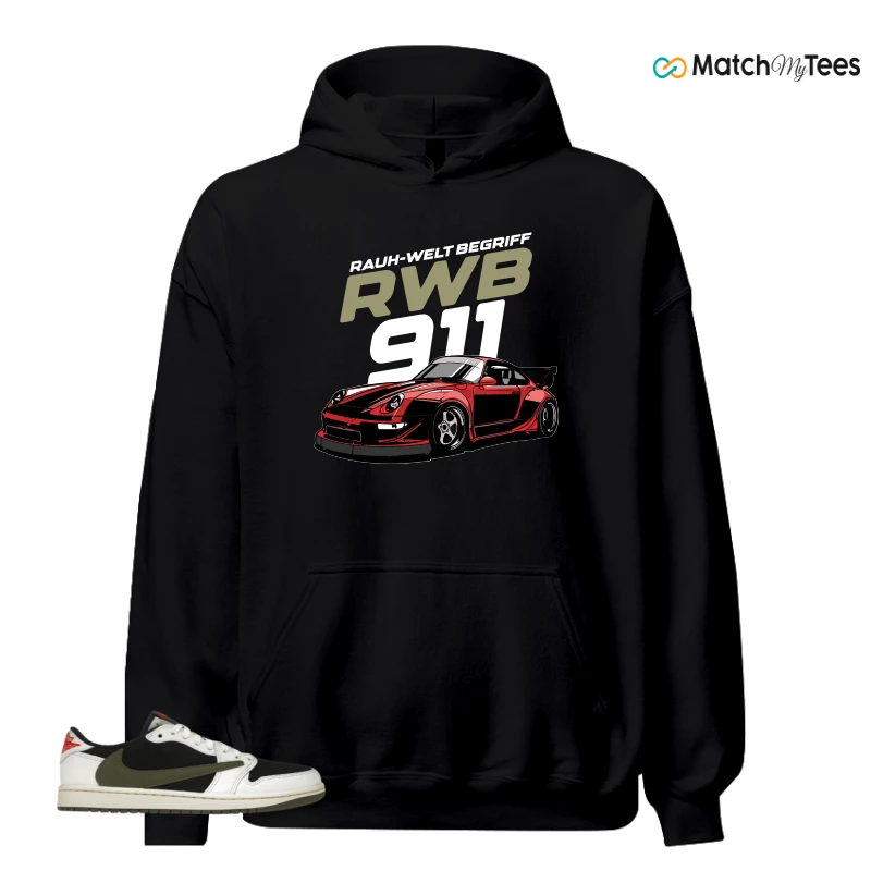 NIKE AIR JORDAN 1 RETRO LOW OG SP TRAVIS SCOTT OLIVE SNEAKER Matching Tees hoodie