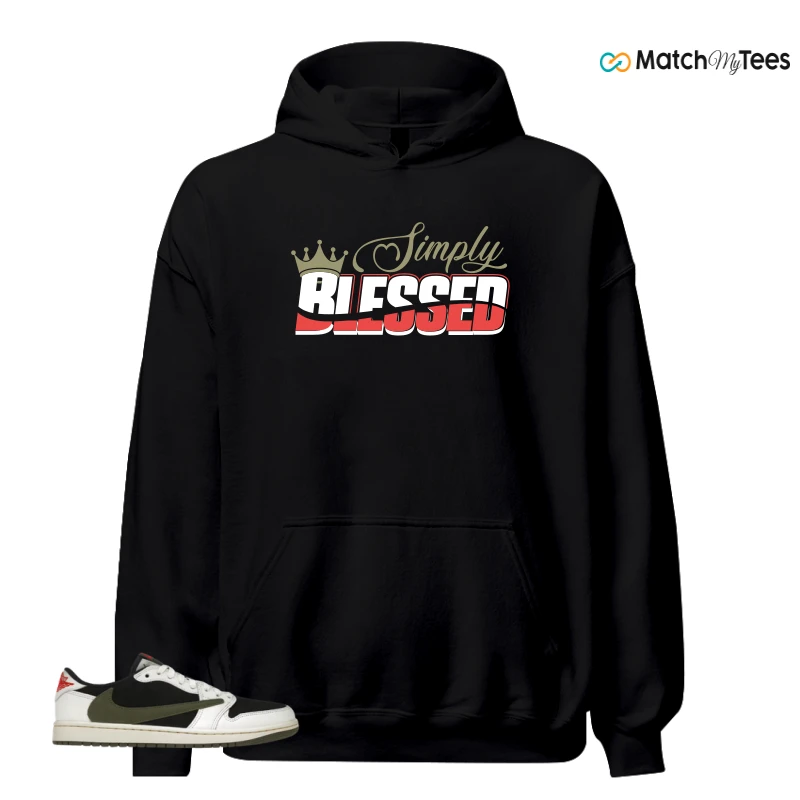 NIKE AIR JORDAN 1 RETRO LOW OG SP TRAVIS SCOTT OLIVE SNEAKER Matching Tees hoodie