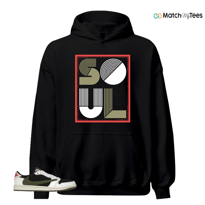 NIKE AIR JORDAN 1 RETRO LOW OG SP TRAVIS SCOTT OLIVE SNEAKER Matching Tees hoodie