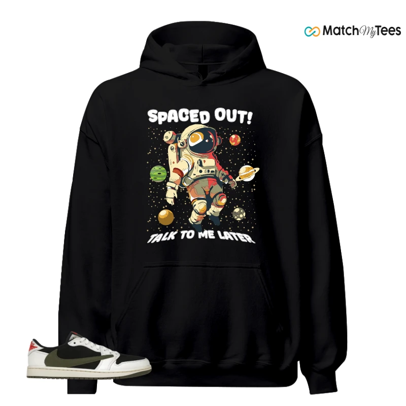 NIKE AIR JORDAN 1 RETRO LOW OG SP TRAVIS SCOTT OLIVE SNEAKER Matching Tees hoodie