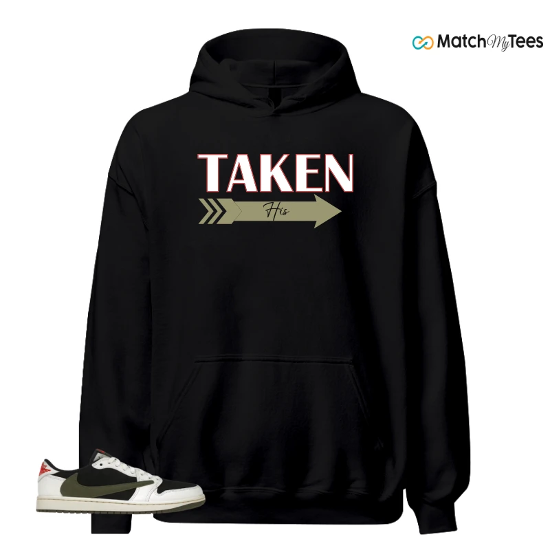 NIKE AIR JORDAN 1 RETRO LOW OG SP TRAVIS SCOTT OLIVE SNEAKER Matching Tees hoodie