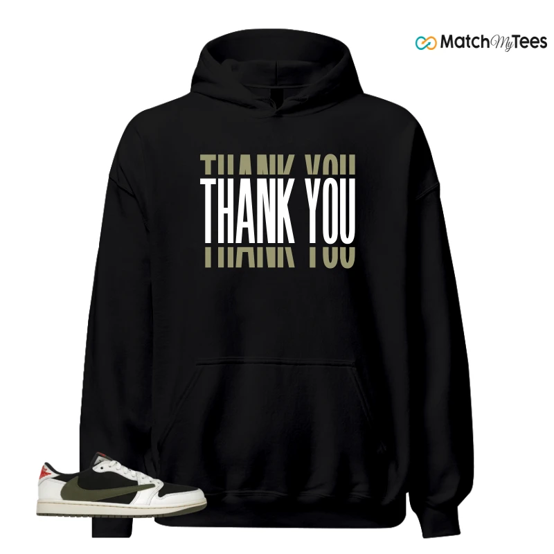 NIKE AIR JORDAN 1 RETRO LOW OG SP TRAVIS SCOTT OLIVE SNEAKER Matching Tees hoodie