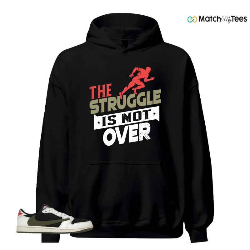 NIKE AIR JORDAN 1 RETRO LOW OG SP TRAVIS SCOTT OLIVE SNEAKER Matching Tees hoodie