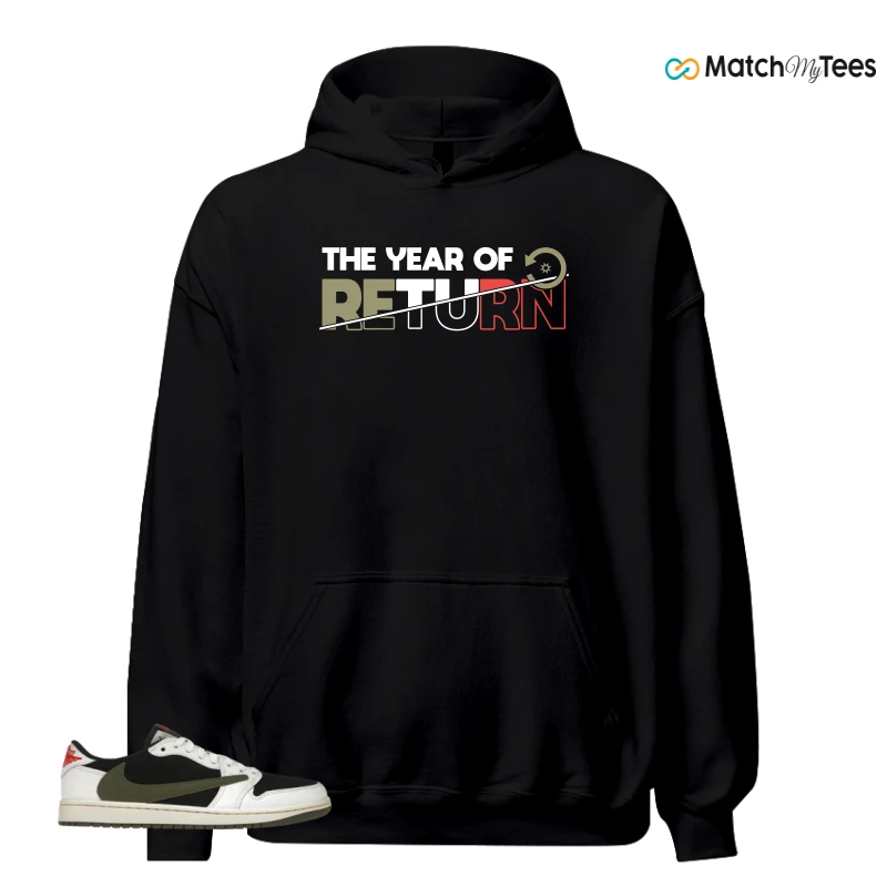 NIKE AIR JORDAN 1 RETRO LOW OG SP TRAVIS SCOTT OLIVE SNEAKER Matching Tees hoodie
