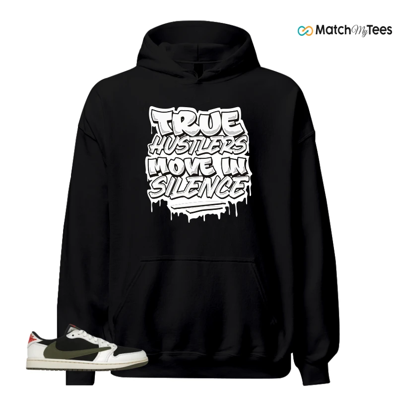 NIKE AIR JORDAN 1 RETRO LOW OG SP TRAVIS SCOTT OLIVE SNEAKER Matching Tees hoodie