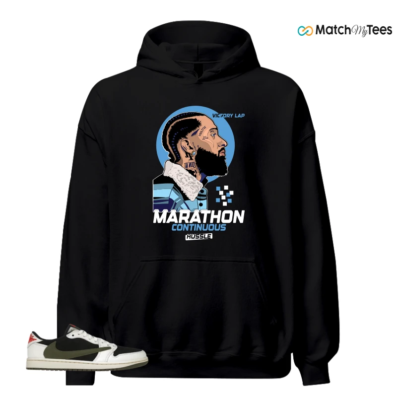 NIKE AIR JORDAN 1 RETRO LOW OG SP TRAVIS SCOTT OLIVE SNEAKER Matching Tees hoodie