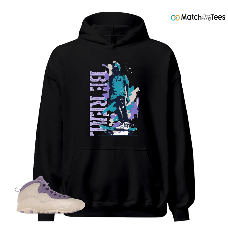 NIKE AIR JORDAN 10 HYDRANGEAS SNEAKER Matching Tees hoodie