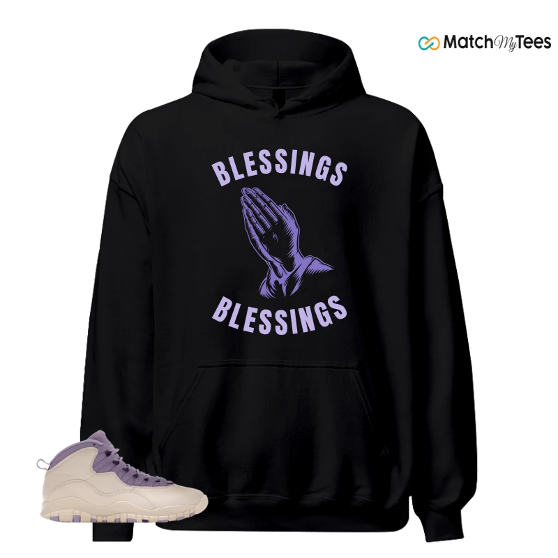 NIKE AIR JORDAN 10 HYDRANGEAS SNEAKER Matching Tees hoodie