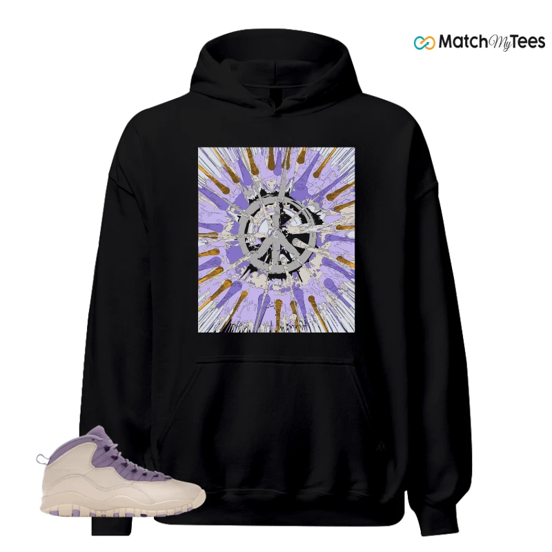 NIKE AIR JORDAN 10 HYDRANGEAS SNEAKER Matching Tees hoodie