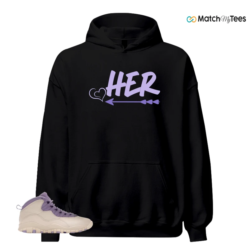 NIKE AIR JORDAN 10 HYDRANGEAS SNEAKER Matching Tees hoodie