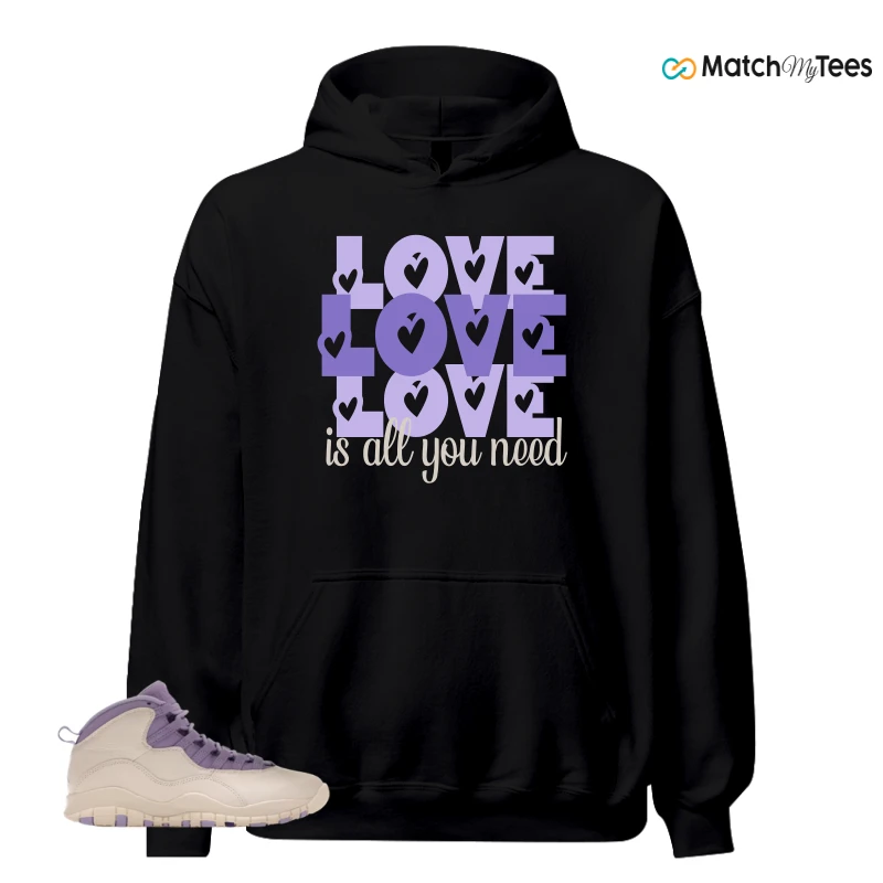 NIKE AIR JORDAN 10 HYDRANGEAS SNEAKER Matching Tees hoodie
