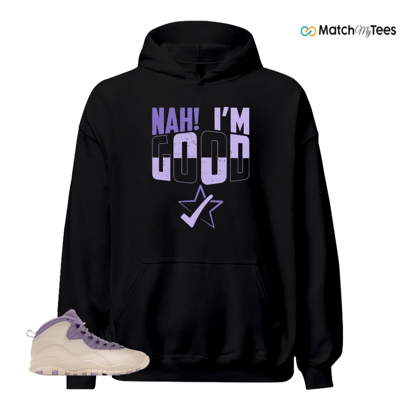 NIKE AIR JORDAN 10 HYDRANGEAS SNEAKER Matching Tees hoodie