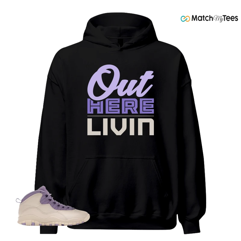 NIKE AIR JORDAN 10 HYDRANGEAS SNEAKER Matching Tees hoodie