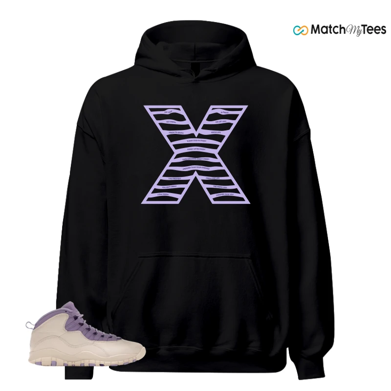 NIKE AIR JORDAN 10 HYDRANGEAS SNEAKER Matching Tees hoodie