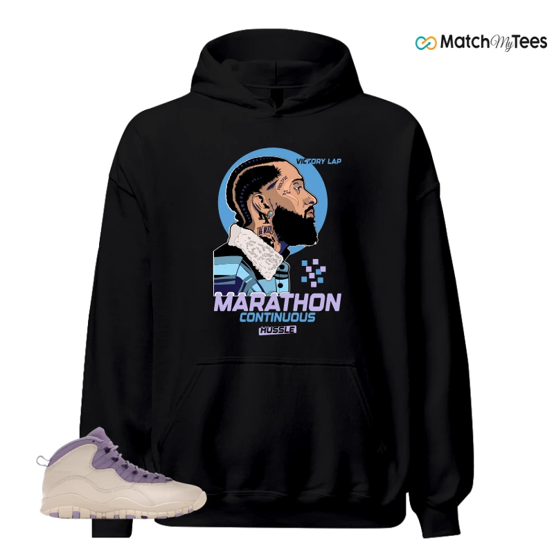 NIKE AIR JORDAN 10 HYDRANGEAS SNEAKER Matching Tees hoodie