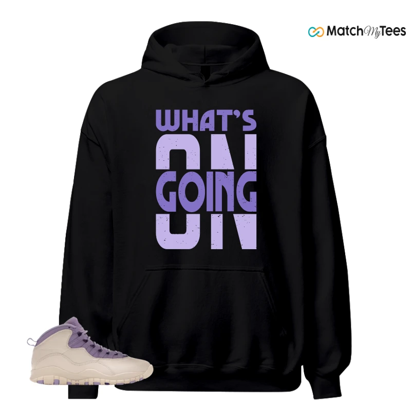 NIKE AIR JORDAN 10 HYDRANGEAS SNEAKER Matching Tees hoodie