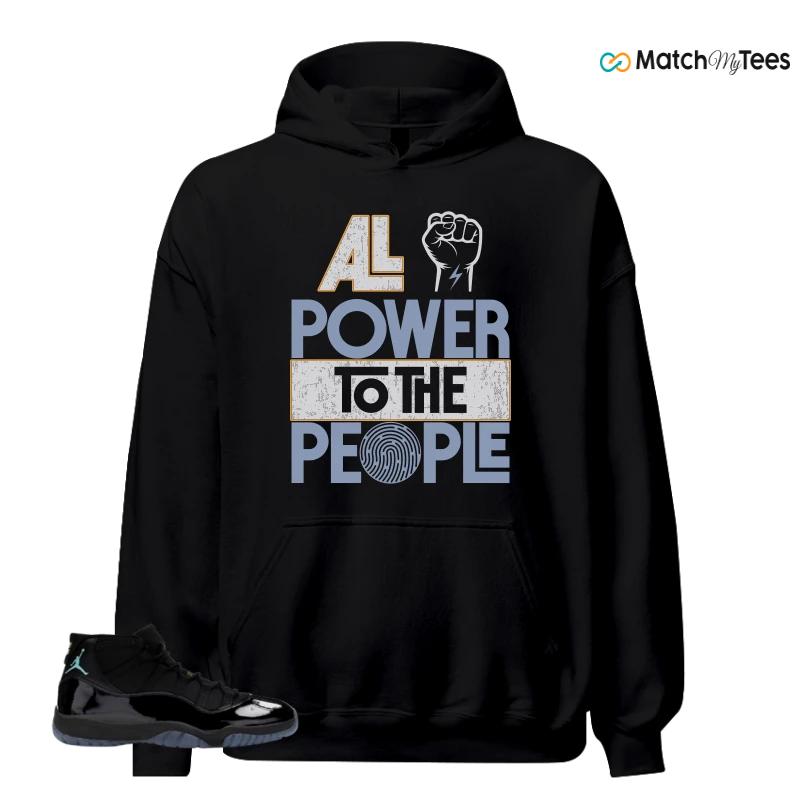 NIKE AIR JORDAN 11 RETRO GAMMA BLUE 2025 SNEAKER Matching Tees hoodie