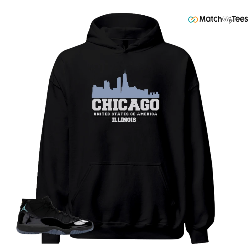 NIKE AIR JORDAN 11 RETRO GAMMA BLUE 2025 SNEAKER Matching Tees hoodie