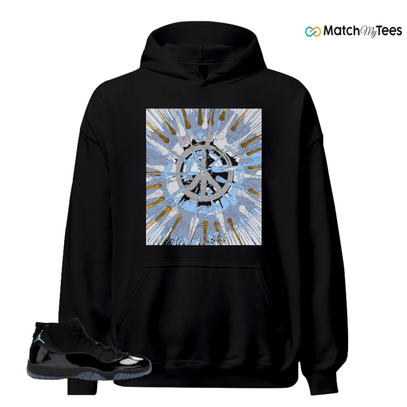 NIKE AIR JORDAN 11 RETRO GAMMA BLUE 2025 SNEAKER Matching Tees hoodie