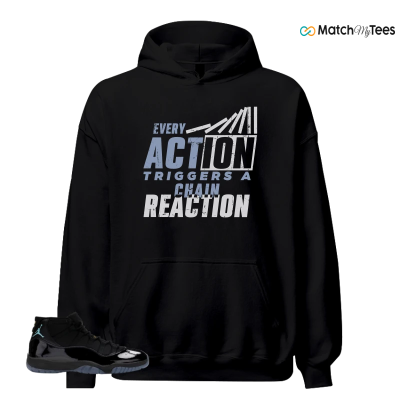 NIKE AIR JORDAN 11 RETRO GAMMA BLUE 2025 SNEAKER Matching Tees hoodie