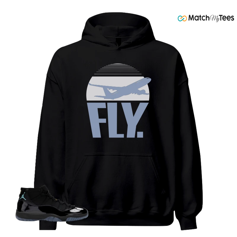NIKE AIR JORDAN 11 RETRO GAMMA BLUE 2025 SNEAKER Matching Tees hoodie