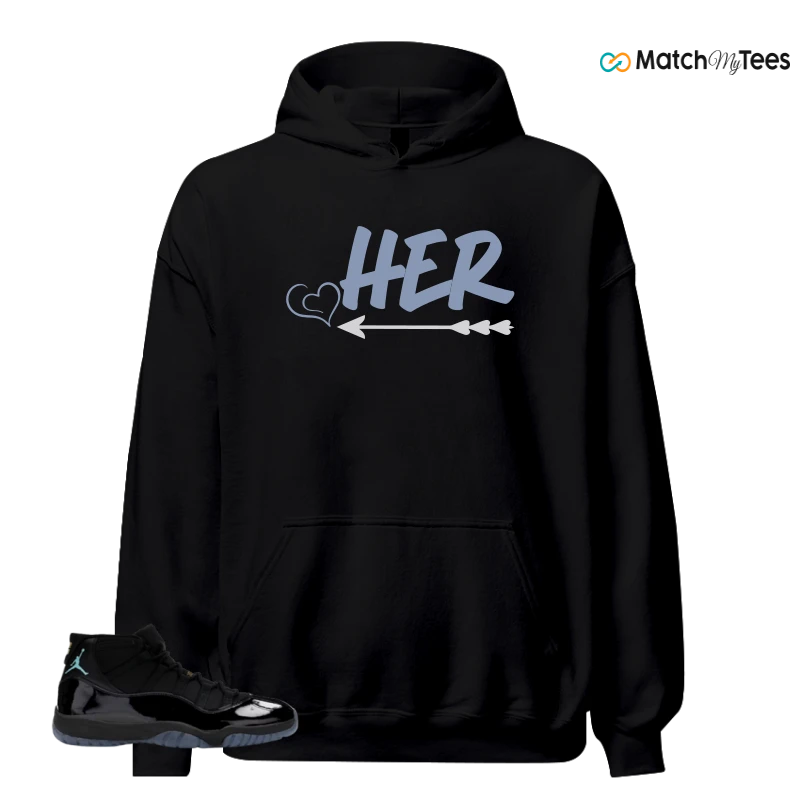 NIKE AIR JORDAN 11 RETRO GAMMA BLUE 2025 SNEAKER Matching Tees hoodie