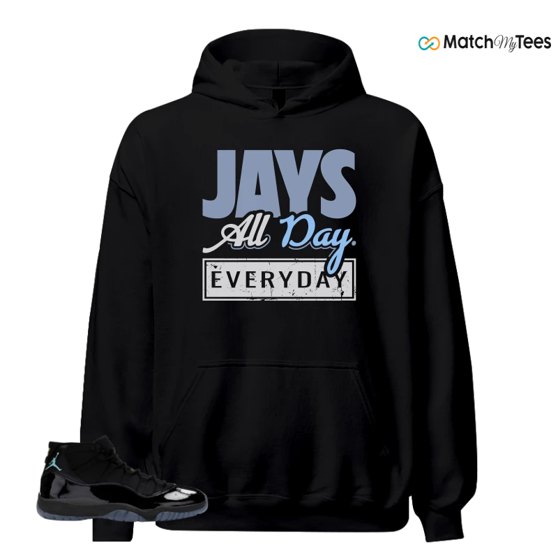 NIKE AIR JORDAN 11 RETRO GAMMA BLUE 2025 SNEAKER Matching Tees hoodie