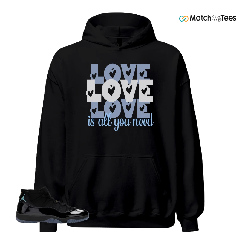 NIKE AIR JORDAN 11 RETRO GAMMA BLUE 2025 SNEAKER Matching Tees hoodie