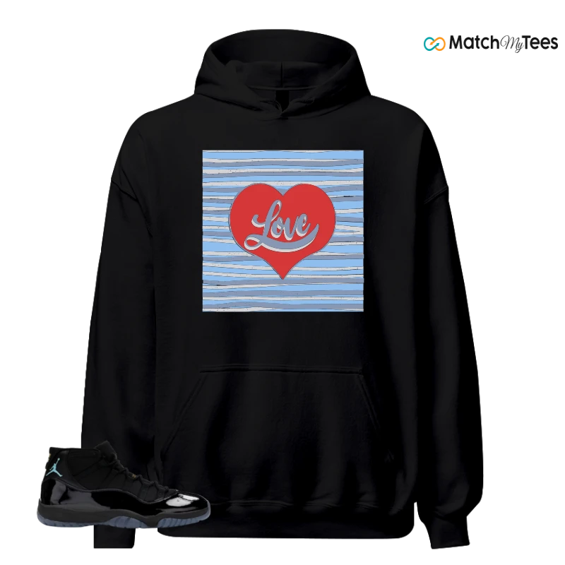 NIKE AIR JORDAN 11 RETRO GAMMA BLUE 2025 SNEAKER Matching Tees hoodie