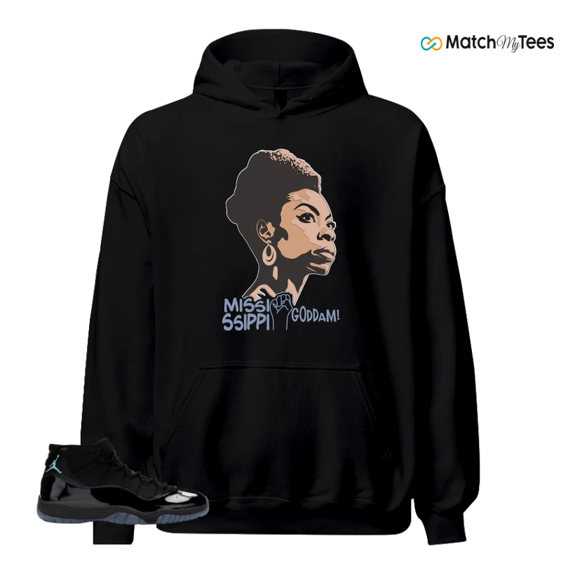NIKE AIR JORDAN 11 RETRO GAMMA BLUE 2025 SNEAKER Matching Tees hoodie
