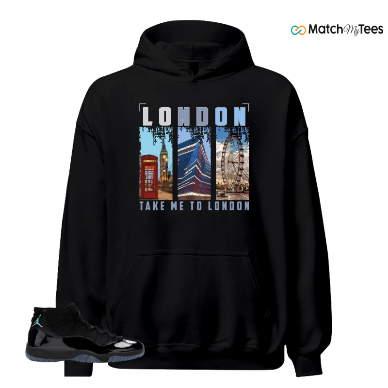 NIKE AIR JORDAN 11 RETRO GAMMA BLUE 2025 SNEAKER Matching Tees hoodie