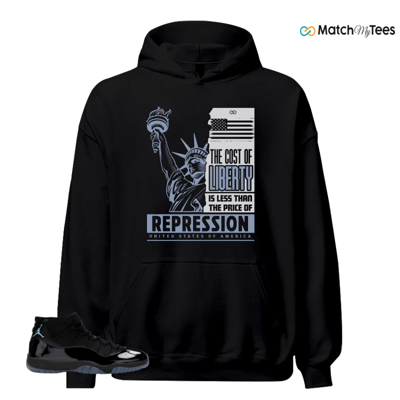 NIKE AIR JORDAN 11 RETRO GAMMA BLUE 2025 SNEAKER Matching Tees hoodie