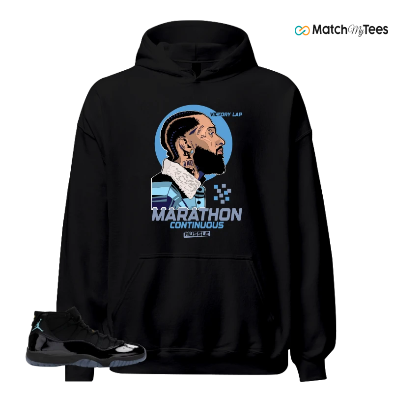 NIKE AIR JORDAN 11 RETRO GAMMA BLUE 2025 SNEAKER Matching Tees hoodie