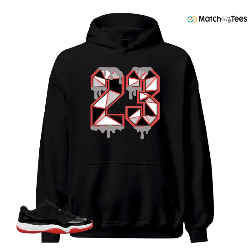 NIKE AIR JORDAN 11 RETRO LOW BRED 2025 SNEAKER Matching Tees hoodie