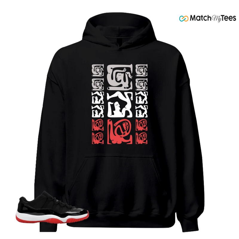 NIKE AIR JORDAN 11 RETRO LOW BRED 2025 SNEAKER Matching Tees hoodie