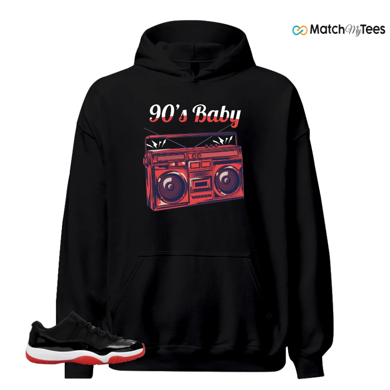 NIKE AIR JORDAN 11 RETRO LOW BRED 2025 SNEAKER Matching Tees hoodie