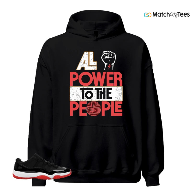 NIKE AIR JORDAN 11 RETRO LOW BRED 2025 SNEAKER Matching Tees hoodie